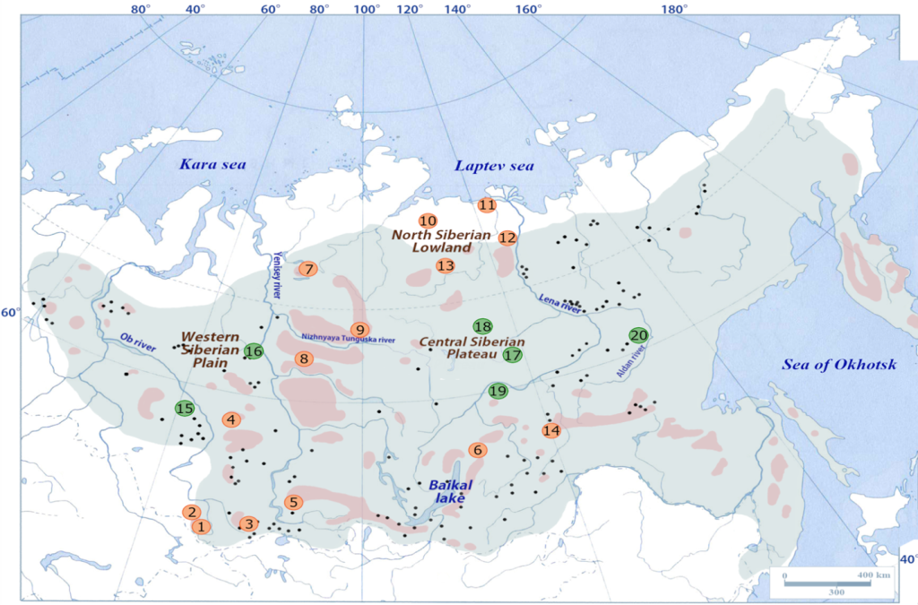 Генетическая структура соболя на территории России.png